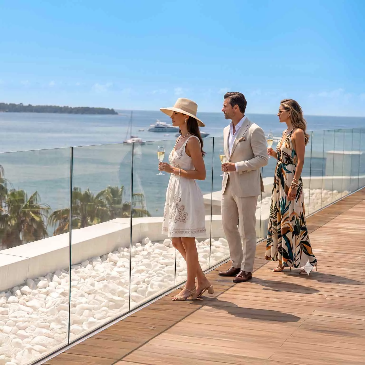Nettoyage des terrasses et roof tops des Palaces et hôtels